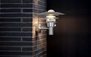 Nordlux LÃ¸nstrup 32 Sensor Outdoor Wall Light Galvanized - Comet Lighting