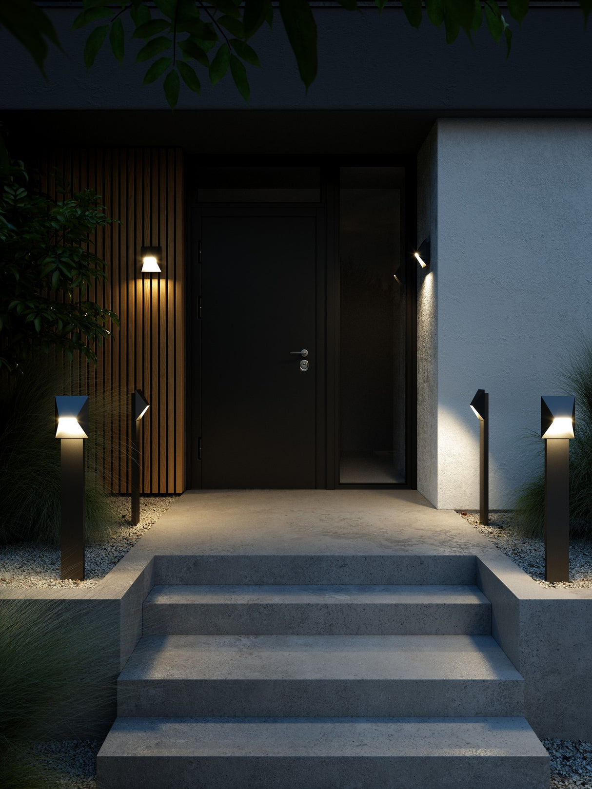 Nordlux Pontio 15 Wall light Black - Comet Lighting