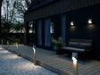 Pontio | Garden light | Sanded - Comet Lighting