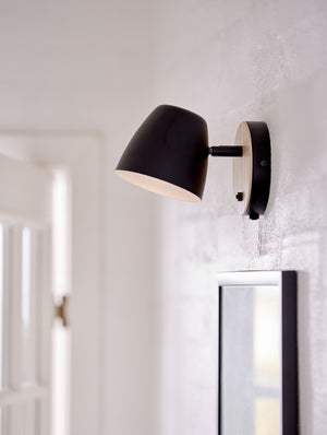 Theo | Wall light | Black - Comet Lighting