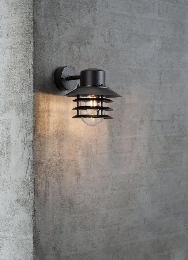 Nordlux Vejers Outdoor Wall Light Down Black - Comet Lighting