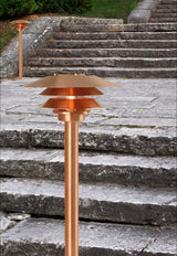 Nordlux VenÃ¸ Outdoor Pillar Copper - Comet Lighting