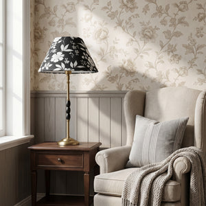 Midnight blossom lampshade