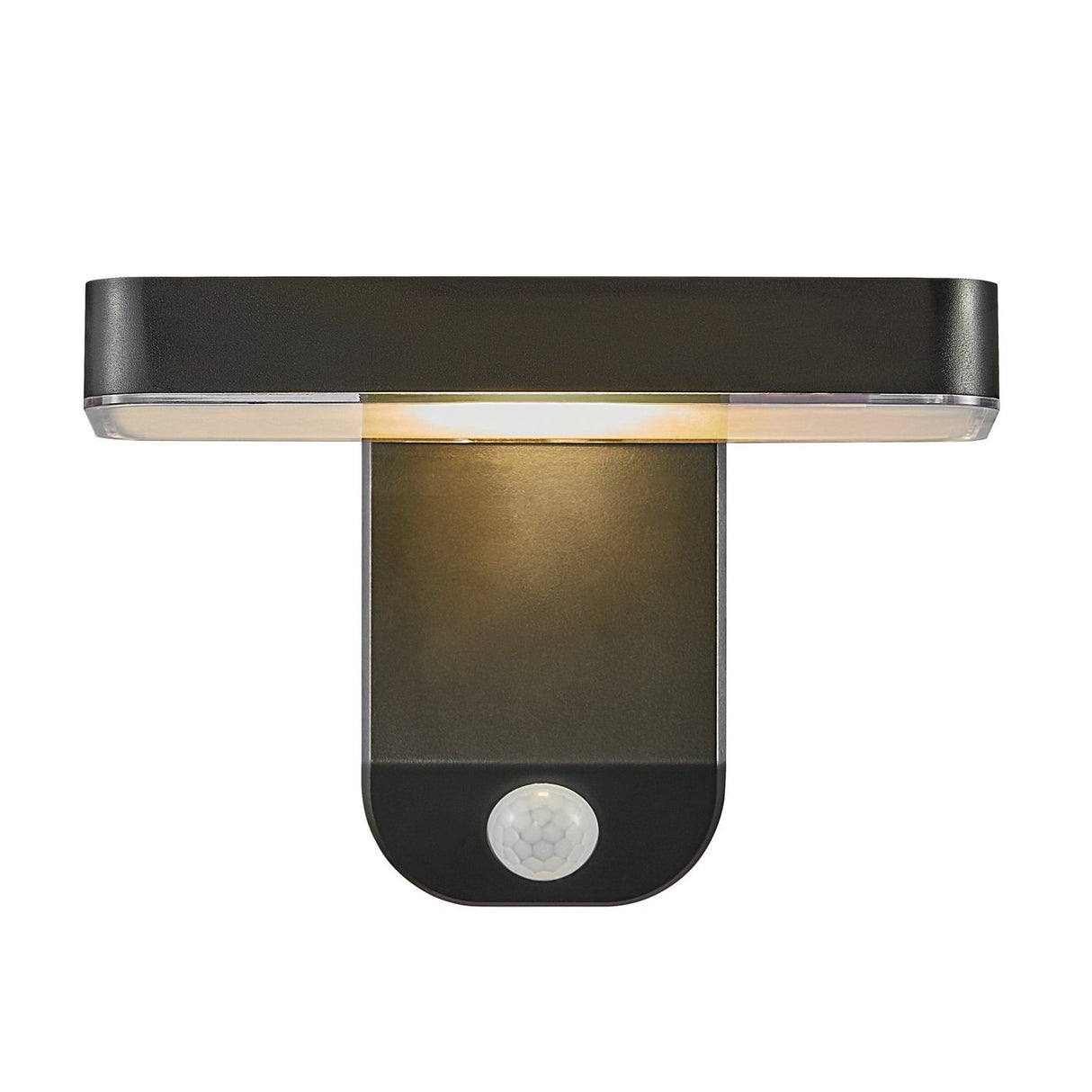 Rica Square Solar | Wall light | Black - Comet Lighting