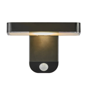 Rica Square Solar | Wall light | Black - Comet Lighting