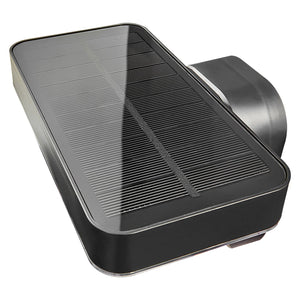 Rica Square Solar | Wall light | Black - Comet Lighting