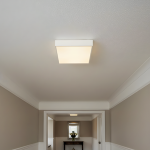 Searchlight Zeus Bathroom Ceiling Light - White Metal