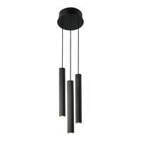 Vico 3-Rondel | Pendant | Black - Comet Lighting