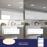 Nordlux Oja 43 Smart Flush Ceiling Light White - Comet Lighting