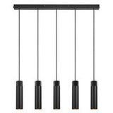 Tilo 5-Spot | Pendant | Black - Comet Lighting