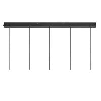 Tilo 5-Spot | Pendant | Black - Comet Lighting