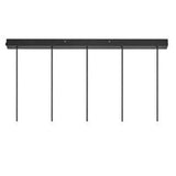 Tilo 5-Spot | Pendant | Black - Comet Lighting