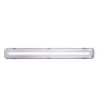 Works IP65 1x10W LED | Batten Light Fitting | Grey - Comet Lighting