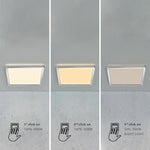 Nordlux Oja 29x29 IP20 3000K/4000K Flush Ceiling Light White - Comet Lighting