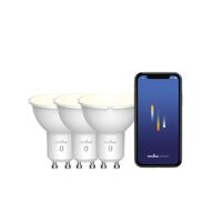 Smart GU10 | 3-pack | PAR16 | 2200-6500 Kelvin | 420 Lumen | Light Bulb | Clear