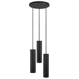 Nordlux Tilo - 3 Pendant Ceiling Light Black