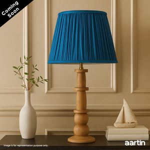 AARTIN HAZEL TABLE LAMP IN WOOD WITH NATURAL WOOD FINISH(BASE ONLY)