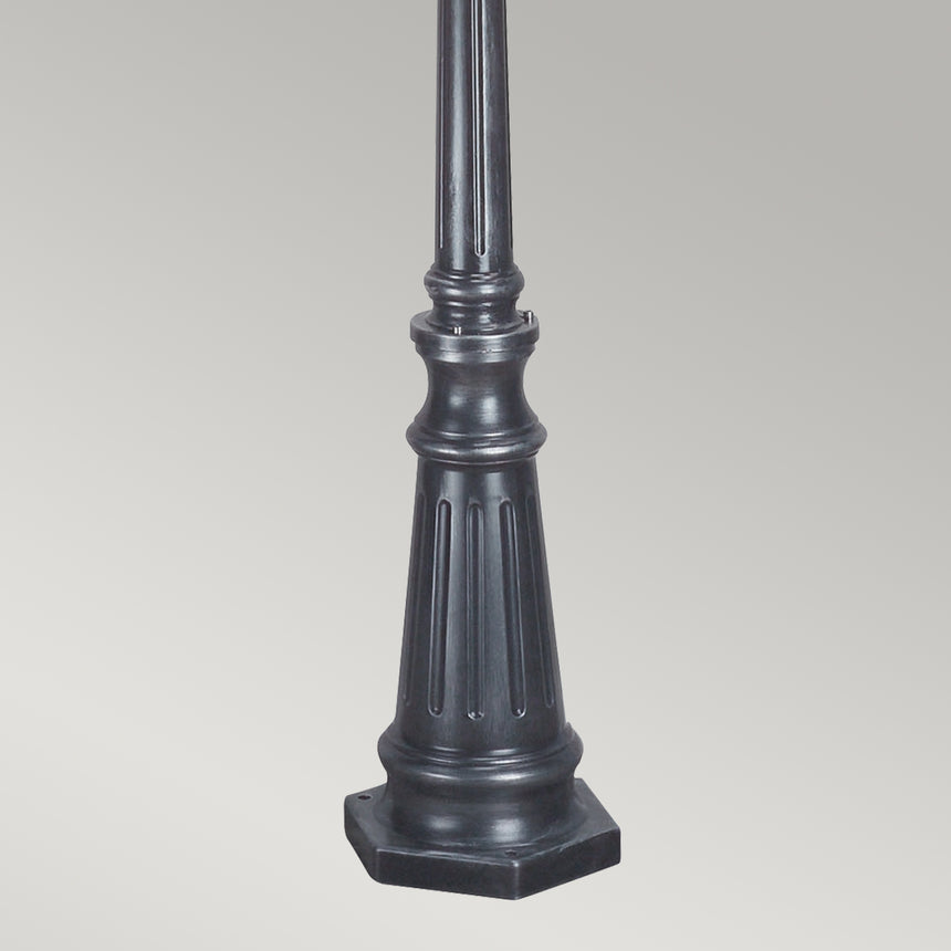 Wexford Outdoor Lamp Post Black/Silver