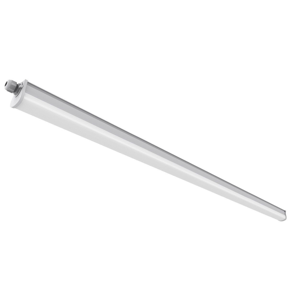 Westport 120 Singel | Batten Light Fitting | Grey - Comet Lighting