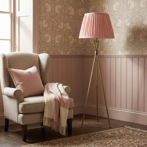Pink Silk Lampshade
