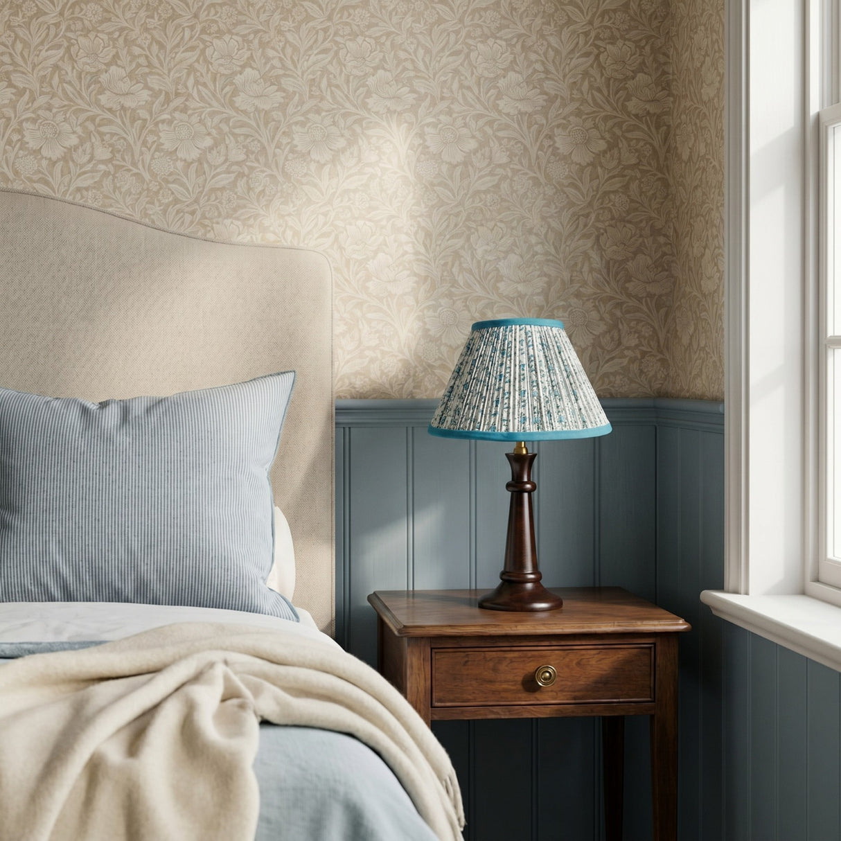 Blue Willow  lampshade