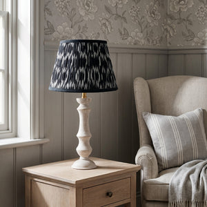 Black and White Ikat Lampshade