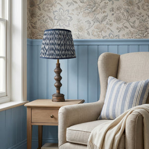Blue Chevrons  lampshade