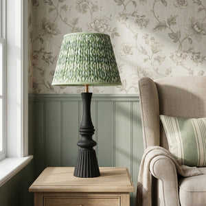 Green & White Ikat  lampshade