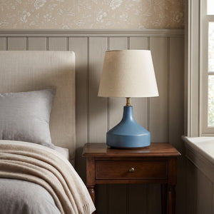 Natural linen lampshade
