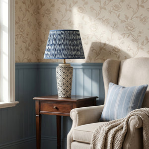 Blue Chevrons  lampshade
