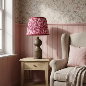 Crimson Blooms lampshade