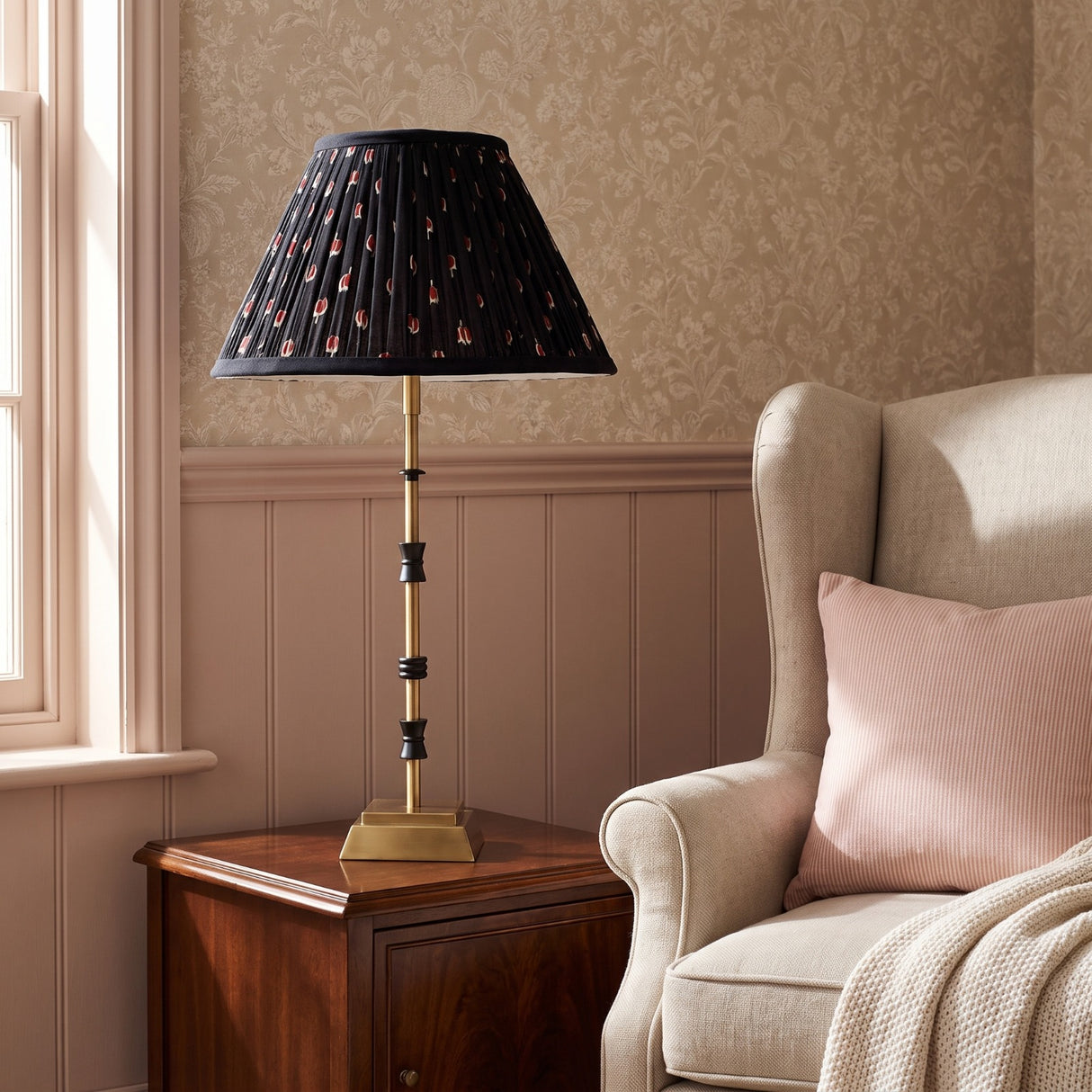  Midnight Lotus Lampshade