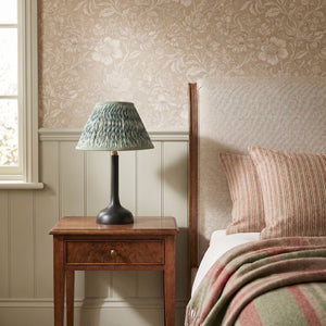 Green & White Ikat  lampshade