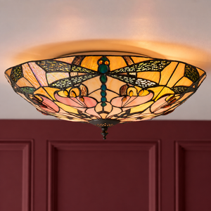Ashton Large 2-Light Flush Ceiling Light