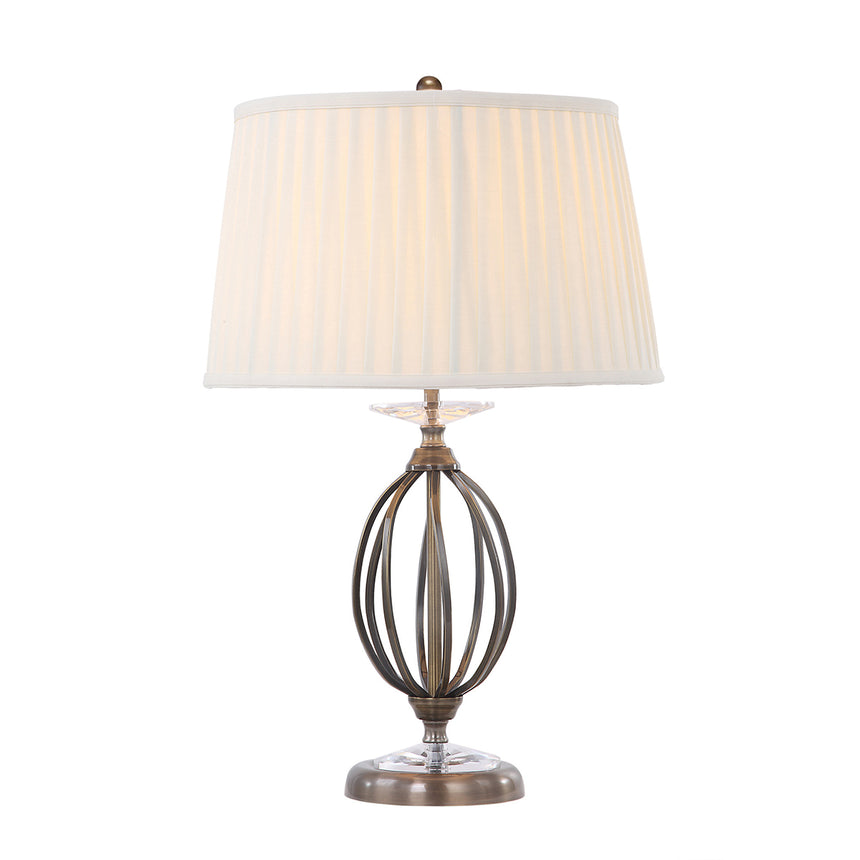 Aegean 1-Light Table Lamp Aged Brass