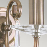 Aegean 1-Light Wall Light Aged Brass - Comet Lighting