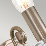 Aegean 1-Light Wall Light Aged Brass - Comet Lighting