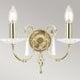 Aegean 2 Light Wall Light - Polished Brass