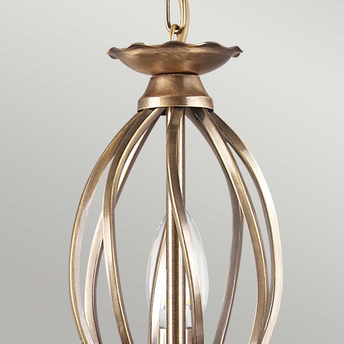 Aegean 5-Light Chandelier Aged Brass - Comet Lighting