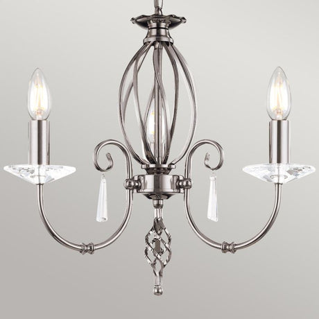 Aegean 5-Light Chandelier Polished Nickel - Comet Lighting