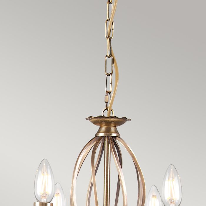 Aegean 8-Light Chandelier Aged Brass - Comet Lighting