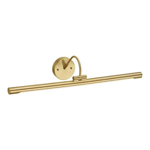 Alton 1 Light Large LED Picture Light - Brushed Brass - Comet Lighting