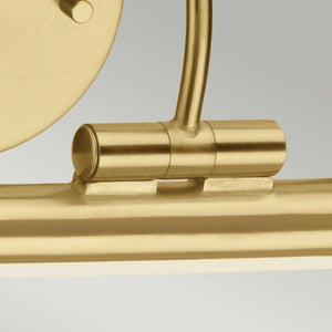 Alton 1 Light Large LED Picture Light - Brushed Brass - Comet Lighting