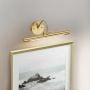 Alton 1 Light Small LED Picture Light - Brushed Brass