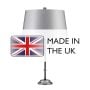 Amarilli 1 Light Table Lamp - Black/Silver