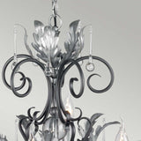 Amarilli 10-Light Chandelier Black/Silver - Comet Lighting