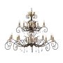 Amarilli 15 Light Chandelier - Bronze