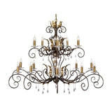 Amarilli 15 Light Chandelier - Bronze