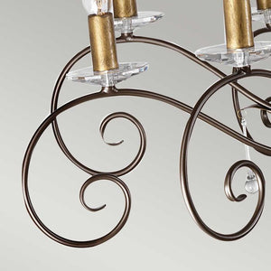 Amarilli 15 Light Chandelier - Bronze - Comet Lighting