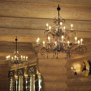 Amarilli 15 Light Chandelier - Bronze - Comet Lighting